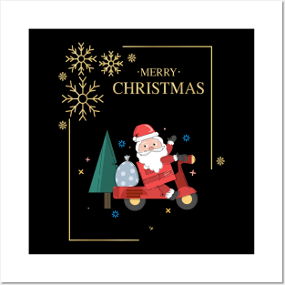 merry christmas Posters and Art